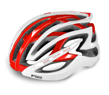 R2 CASCO EVOLUTION WHT/RED LUCIDO '19